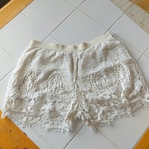 AE crochet shorts *lined*